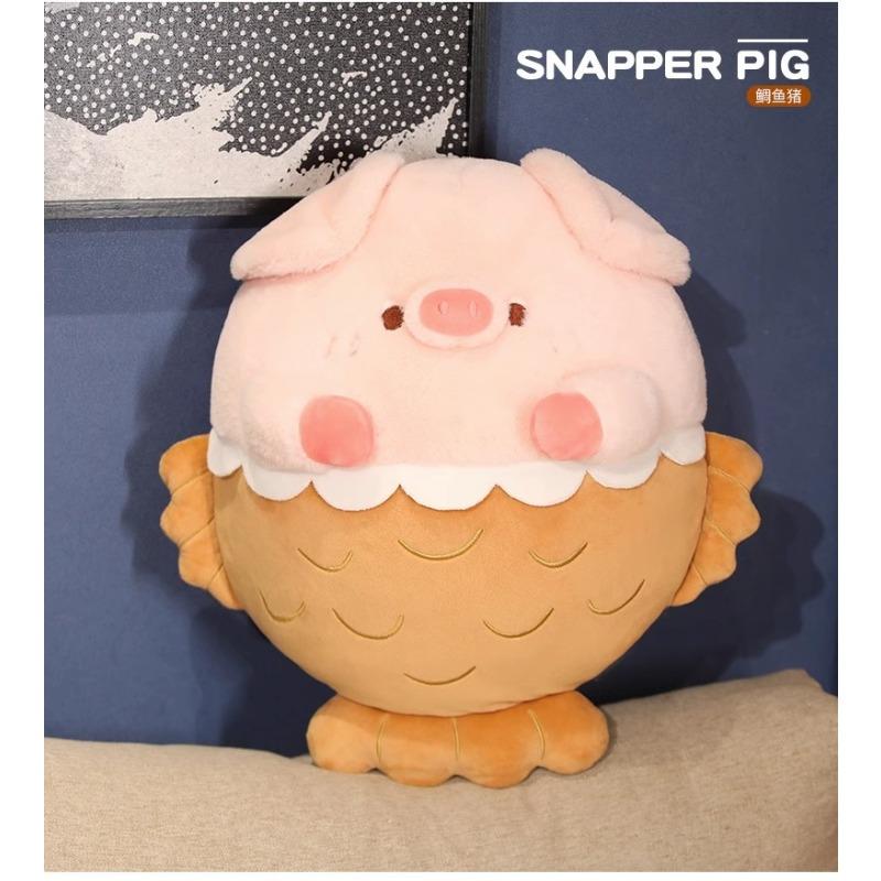 Snapper Pig Doll Piggy Doll Doll Plush Toy Pillow Girls Sleeping Bed Mermaid Birthday Gift