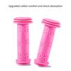 1 Pair TPR Kid Bike Grip Anti Skid Wear-resistant Shock Absorbing Scooter Grip