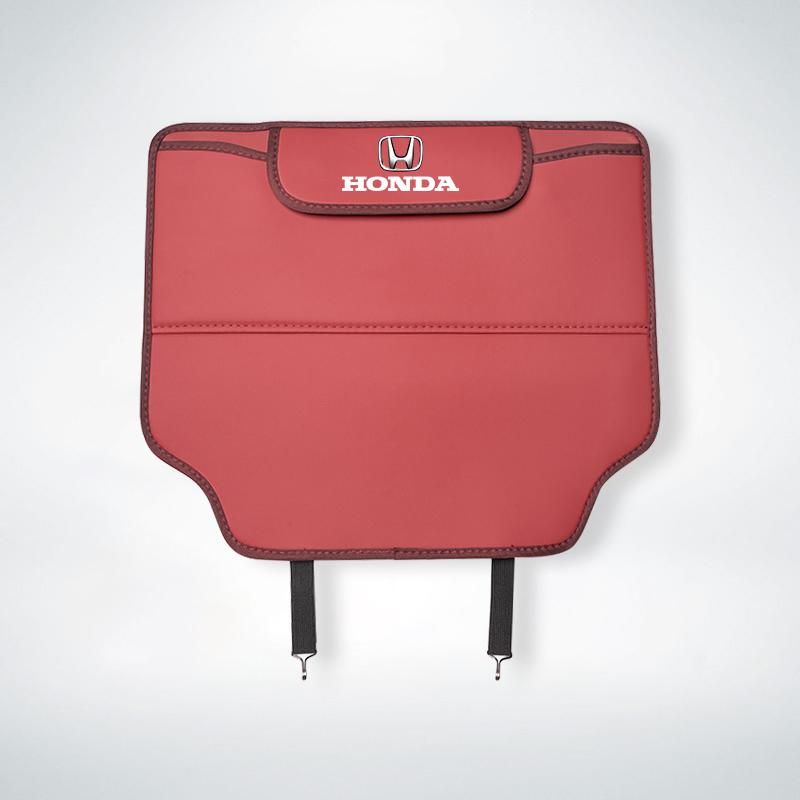 WGLRK1 Car Seat Back Anti Kick Cover Leather Protector Pad For Honda Civic Accord Fit Jazz CRV BRV HRV Insight Pilot Passport TYPE-R