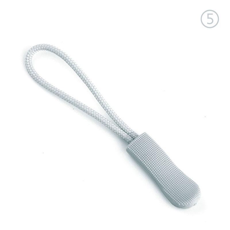 10pcs Zipper Pull Puller End Fit Rope Tag Replacement Clip Broken Buckle Fixer Zip Cord Bag Suitcase Tent Backpack Zipper Head