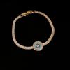 Luxury Vintage Devil's Eye Bracelet Copper Zircon Banquet Clothes Jewelry  Party Favors