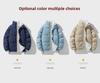 Trendy Corduroy Double-Sided Cotton Jacket for Men: Winter Plus Velvet Thick Lambskin, Warm Couple Outfit.