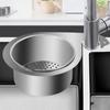 Coș Strecurător Chiuvetă Bucătărie Colector Alimente Oțel Inoxidabil Multifuncțional Deșeuri Bucătărie Resturi Supă Filtru Coș de Drenaj