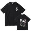 Berserk T-Shirts Guts Lustiges T-Shirt Herren Cooles Manga Grafik T-Shirt Japanischer Anime Frauen Baumwolle Manga Hip Hop Oberteile Tees 71829
