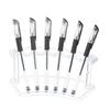 1Pcs Acrylic Pen Holder Display Stand Clear Makeup Brush Rack Organizer Holder 6/12-Slots Nail Brush Eyebrow Fountain Pen Rack