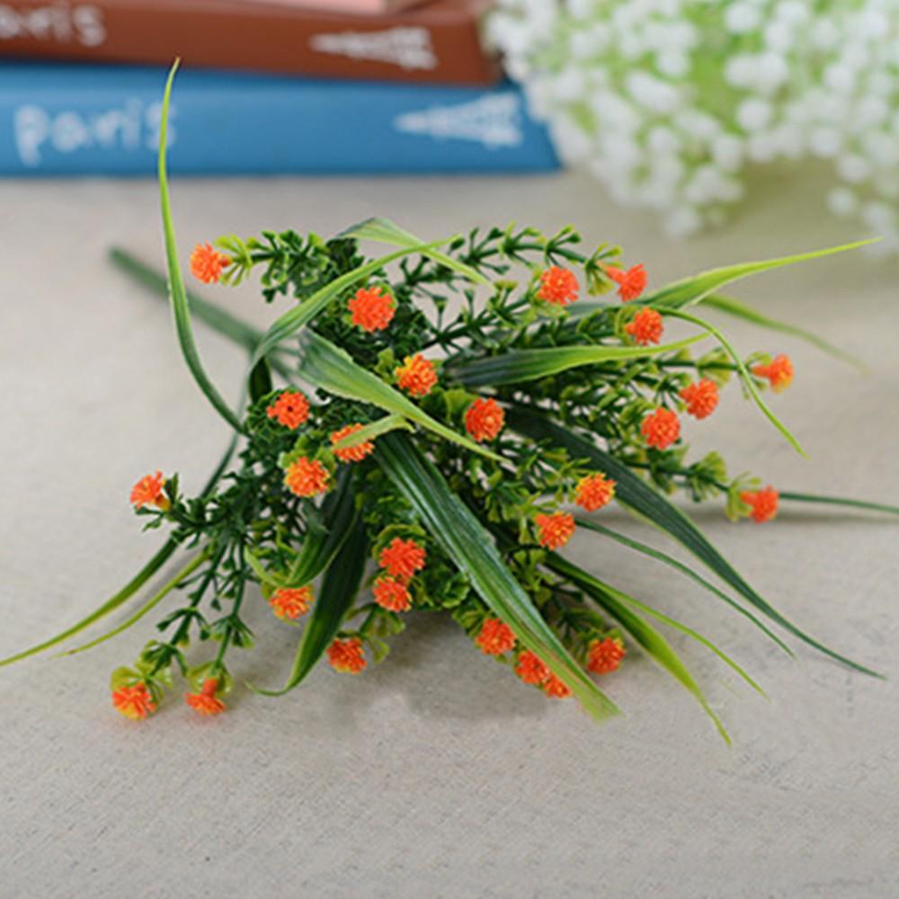 Hotel Home Decoration Decor Plastic Flower Fake Plants Wedding Artificial Grass