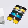 Unisex Polarized Clip-On Sunglasses Square UV400 Night Vision Driving Fishing Eyeglasses Clips Magnet Clip Men Sunglasses Covers