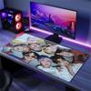 BTS Mouse Pad, Large Gaming Desk Mat, Non-slip XXL Mousepad for Laptop & Tablet, Mini PC Playmat with Stitched Edges