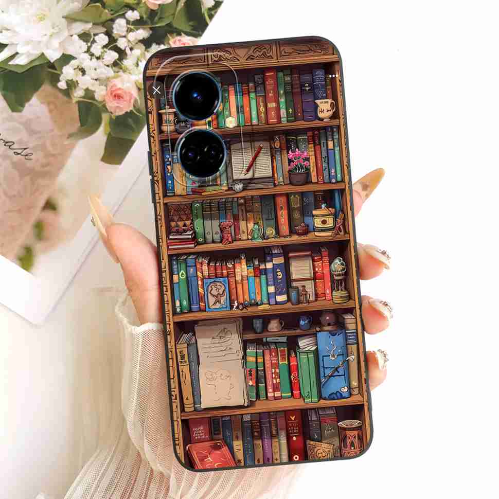 For Tecno Camon 19 CI6n Case Blue Pattern Cat Cover Soft Silicone Casing For Tecno Camon 19 Camon19 Cover Phone Shell