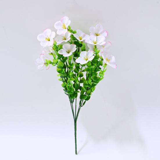 Artificial Flowers for Outdoors UV Resistant Mixed Bundles Fake Wildflower Bouquet Realistic Spring