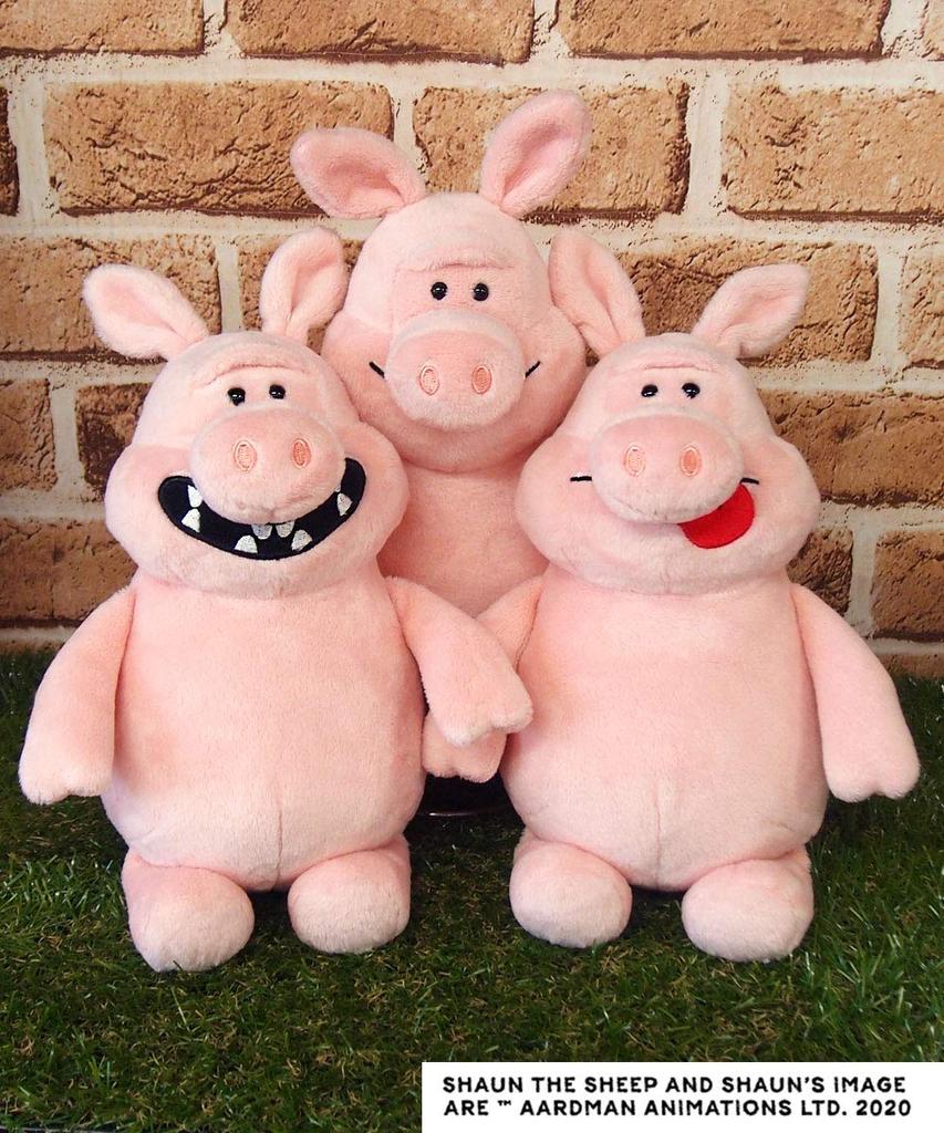 Niki Shaun the Sheep Plush Toy Mischievous Pig Classic "laught" 25cm Shaun the Sheep Gift Pig Pig Prank Mischievous Pig Present Gift Gift Shaun Clay