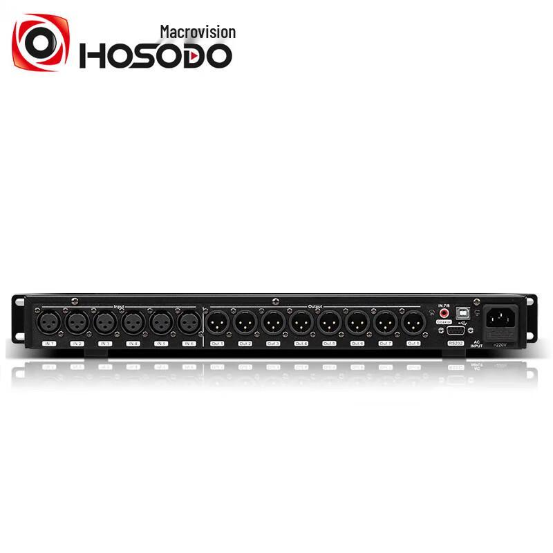 HSD ZHCLQ808 Professional 8x8 Digital Audio Processor for Conference Systems (CN Version)
