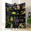 Dark Academia Potion Shelf Blanket Bedroom Blanket for Livingroom Couch Lunch Break Soft Throw for Friend's Festival Gift