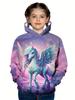 Sweats à capuche pour enfants, Impression 3D, Col rond, Manches longues, Décontracté, Haut léger, Halloween, Hip Hop, kawaii, Mode