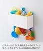 Yamazaki Jitsugyo Film Hook Storage Basket White X X H14cm Hook Not When Attached with MIST Accessory Storage with Hook Bath Bathroom Storage