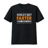 Vaderdag Grappig Werelds Beste Scheetmaker Ik Bedoel Vader T-shirt vintage Gewassen streetwear Casual Ademend Uitrekbaar