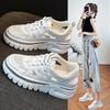 Women's Summer Sandals Leather Platform Sandals Casual Daddy Shoes