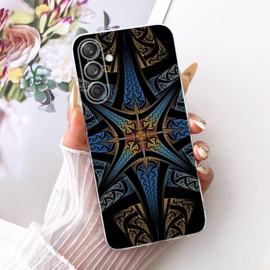 For Samsung Galaxy M55 Case SM-M556B New Flowers Butterfly Painted Cover Soft Silicone Case For Samsung M55 M 15 Galaxy M15 Bags