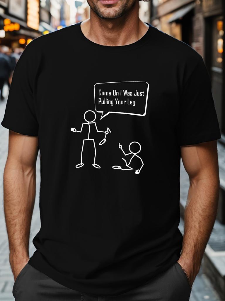 Stick Unisex Graphic Print TShirt 100 Cotton ONeck Short Sleeve Summer Casual Unisexs Tshirt Streetwear