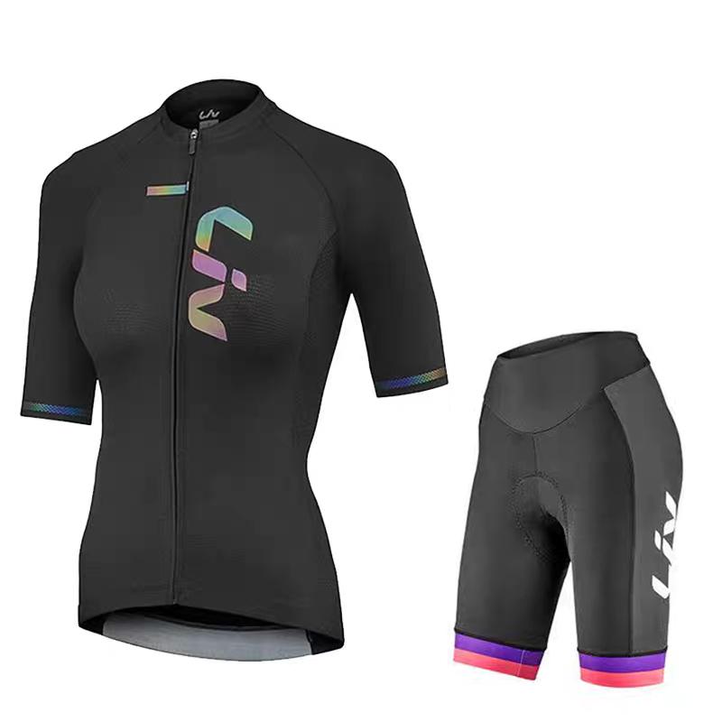 Women's Cycling Clothes Summer Road Cycling Jerseys Cycling Bibs Breathable Quick Drying Clothes Cycling Shirts