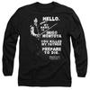 The Princess Bride Unisex Adult Hello Again Long-Sleeved T-Shirt
