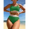 Swimsuit Sexy Bikini Fashion Women's Split Swimsuit Ribbon Swimsuit