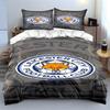 Leicester City Fox Logo Bedding Set Bedding Set (1 Duvet Cover, 2 Pillowcases, Duvet Not Included)