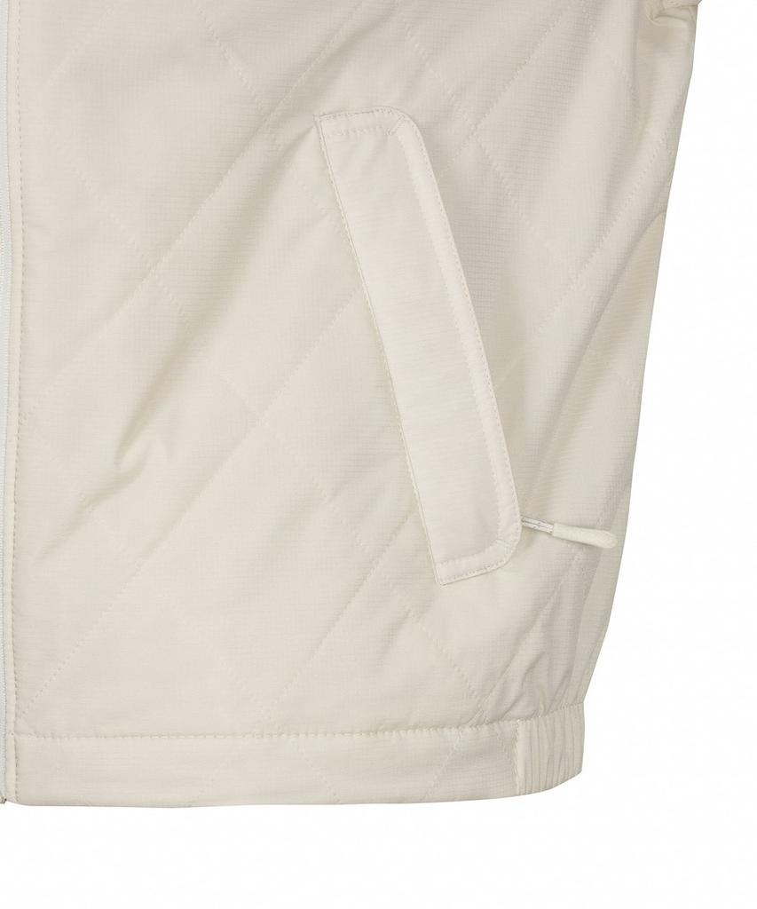 Discovery Expedition Women'S Collared Quilted Padded Jacket (Ivory)