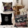 Thrash Metal AanthraxS Rock Pillow Cover For Bedroom Room And Living Room Sofa Decorative Cushion Cover