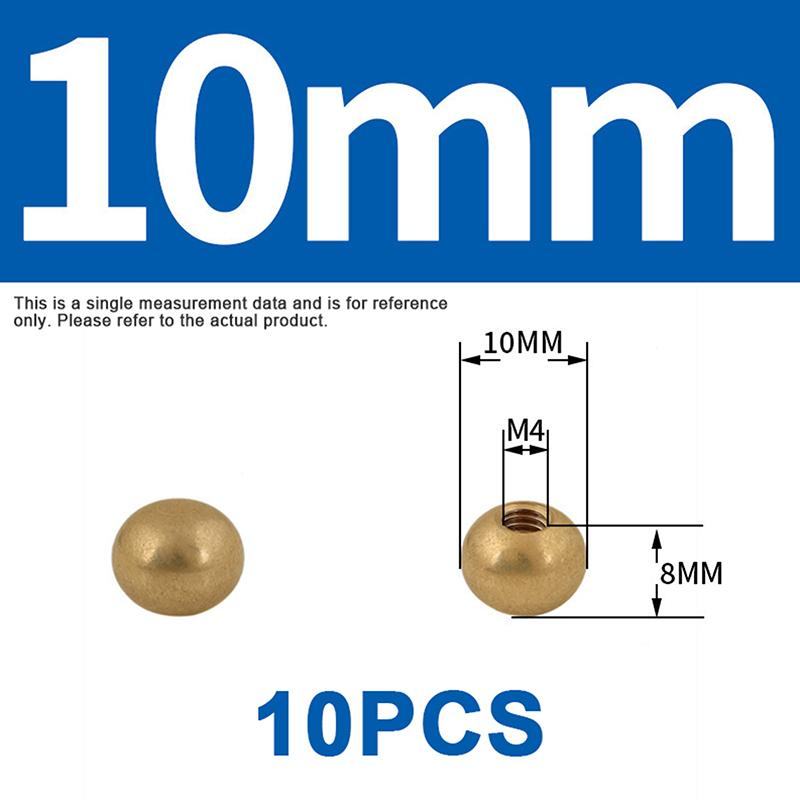 1/2/5/10Pcs Pure Brass Internal Thread Nut Lighting Accessories Decorative Cap M6/M8/M10/M12/M15/M16/M20&