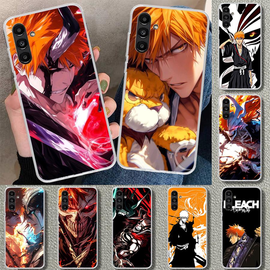 Coque de téléphone Kurosaki Ichigo Bleach pour Samsung Galaxy A17 A16 A26 A36 A56 A57 A37 A15 A25 A35 A55 A14 A24 A34 A54 A13 A23 A