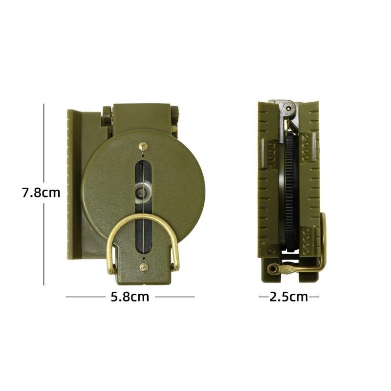 Boussole Portative Multifonctionnelle Boussole Lensatique Phosphorescente pour Randonnée Camping Navigation Survie