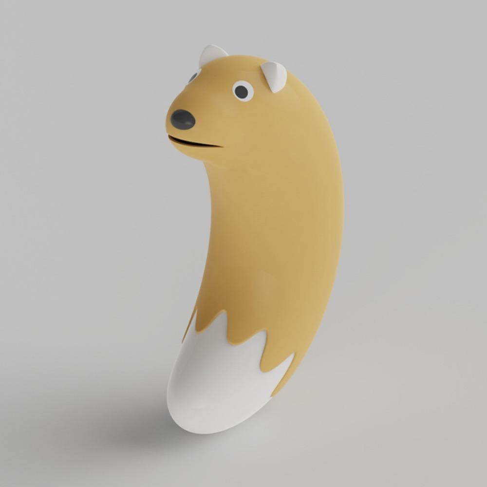 Cartoon Pet Teething Toy Slow Rebound Chew Toy Cute Squeaky Latex Dog Toy  Dog Amusing Oneself