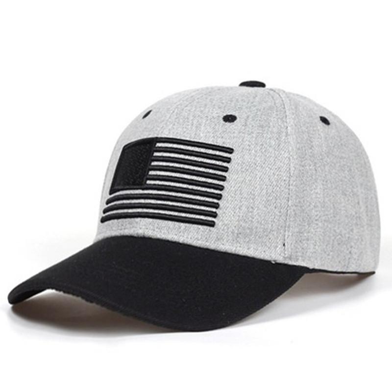 American Flag Baseball Cap Cotton Snapback Hat Golf Hat Men Women Baseball Cap