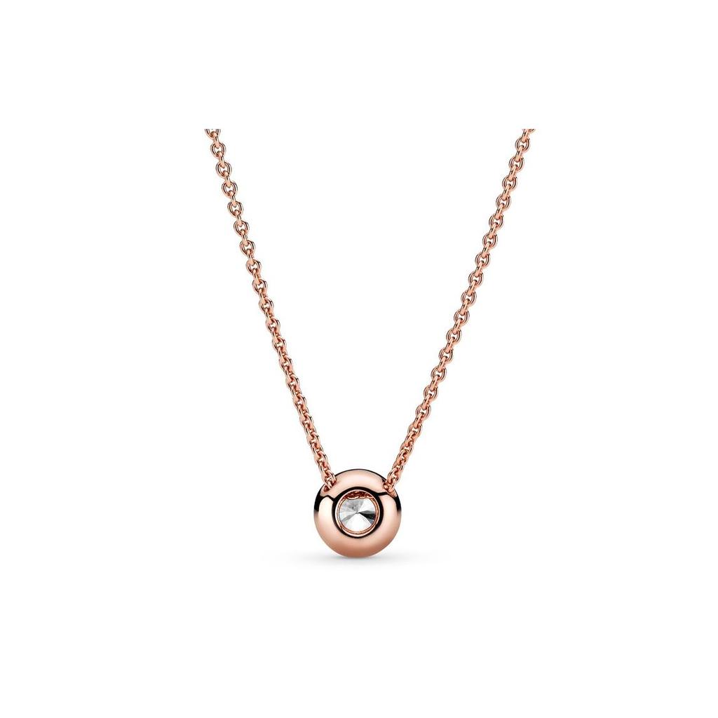 Pandora Classic Elegant 925 Silver Collar Necklace Women necklace Rose-Gold 386240CZ