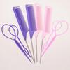 Hair Styling Tool Set, Metal Steel Needle Pointed Tail Comb, Hair Styling Braid, Hair Salon Tools, Special for Real Hair Wigs