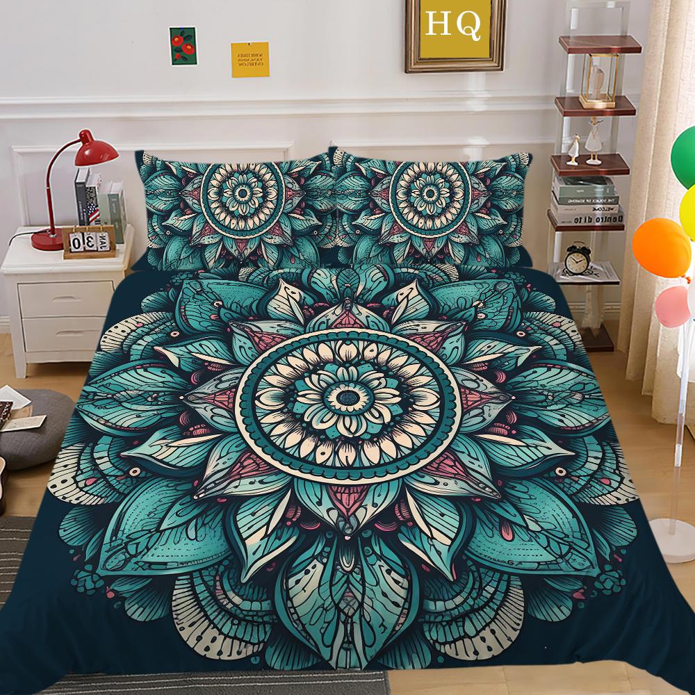 Bedding Sets Beautiful Mandala Duvet Cover Soft Full Twin Size for Woman High Quality Bed Set Home Bedclothes