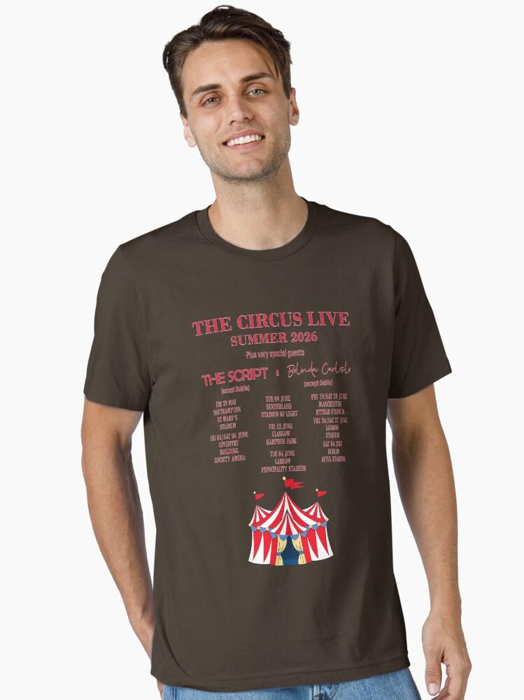 Take That Circus Live Tour Summer 2026 Dates Essential T-Shirt