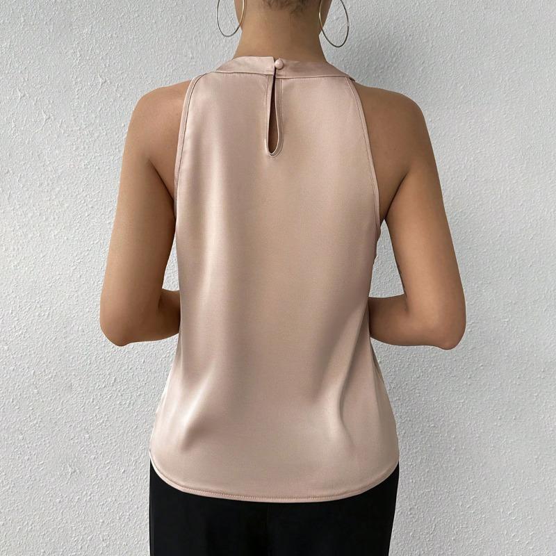 Damen Haute Couture Satinhemd Sommerbluse
