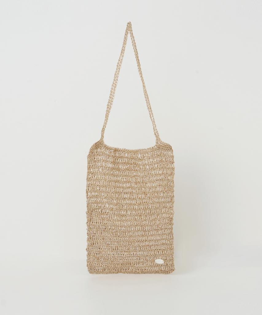 Therye Hand Knitted Bag (Gold)