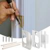 Standard Size Door Strike Plate Stainless Steel Multi-functional Door Latch Restorer Universal Strike Plate Repair Kit