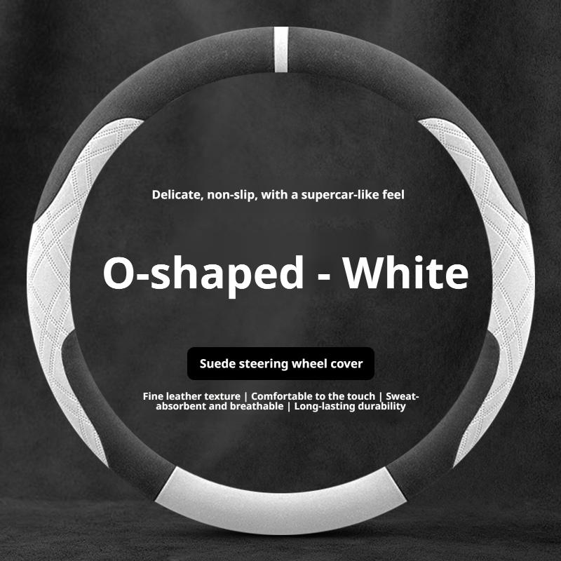 Suede Anti-slip Steering Wheel Cover Comfort Grip Perfect Fit Auto Accessory For Geely Coolray Boyue L Galaxy EX5 Geometry EX2