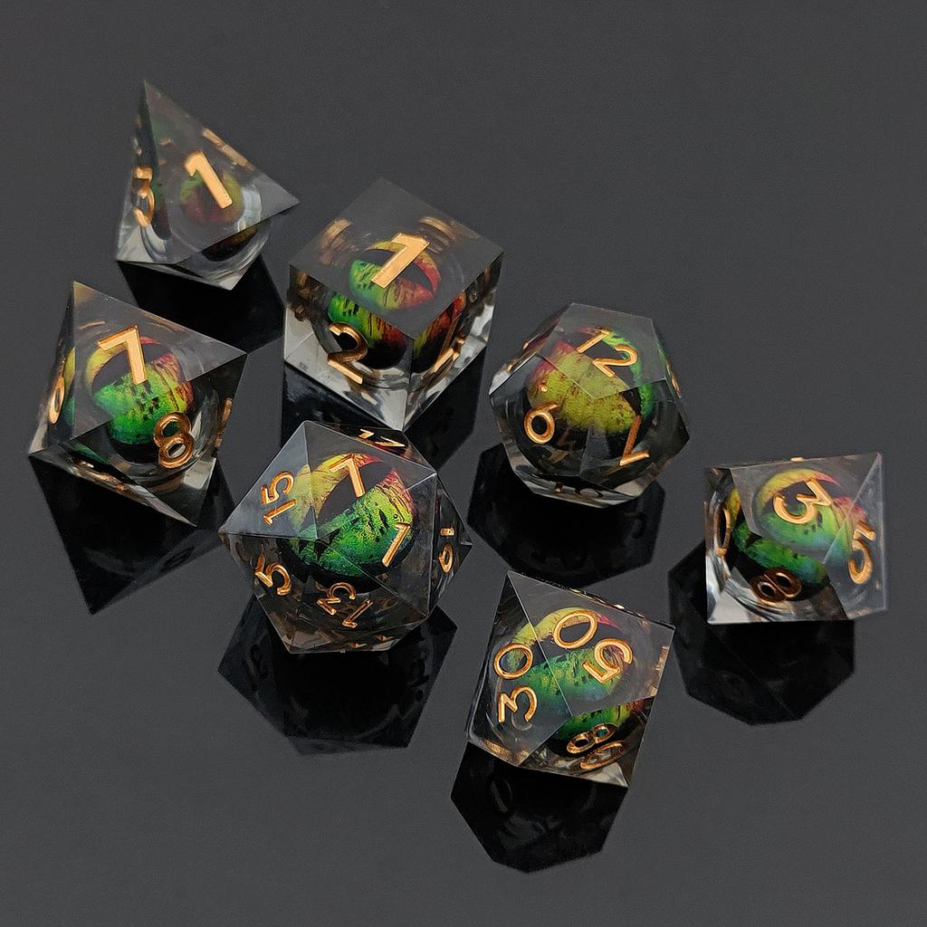 Hračka Dnd Liquid Flow Eye Dice pro hru Dungeon a Dragon Pathfinder