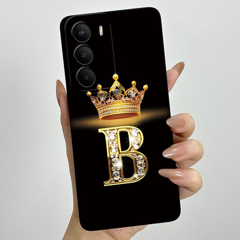 Phone Case For Realme C71 2025 Cover Luxury Crown Letters Soft Silicone Shell Shockproof Bumper for Oppo realme C71 C 71 4G Etui
