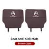 JBTY5 Car Seat Back Semi-Cover Anti-Kick Pad Waterproof For Citroen C4 C3 C5 C1 C2 Berlingo Celysee Cactus Picasso Aircross Saxo