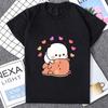 Kawaii Anime Bubu Dudu Tištěná grafika Módní Pár Oblečení Ležérní Hipster Unisex Tričko Streetwear Dámské Tričko ve stylu Harajuku