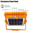 Outdoor Camping Solar Floodlights, Portable Emergency Lights Solar LED Tent Lights Suitable for Outdoor Travel, Emergency