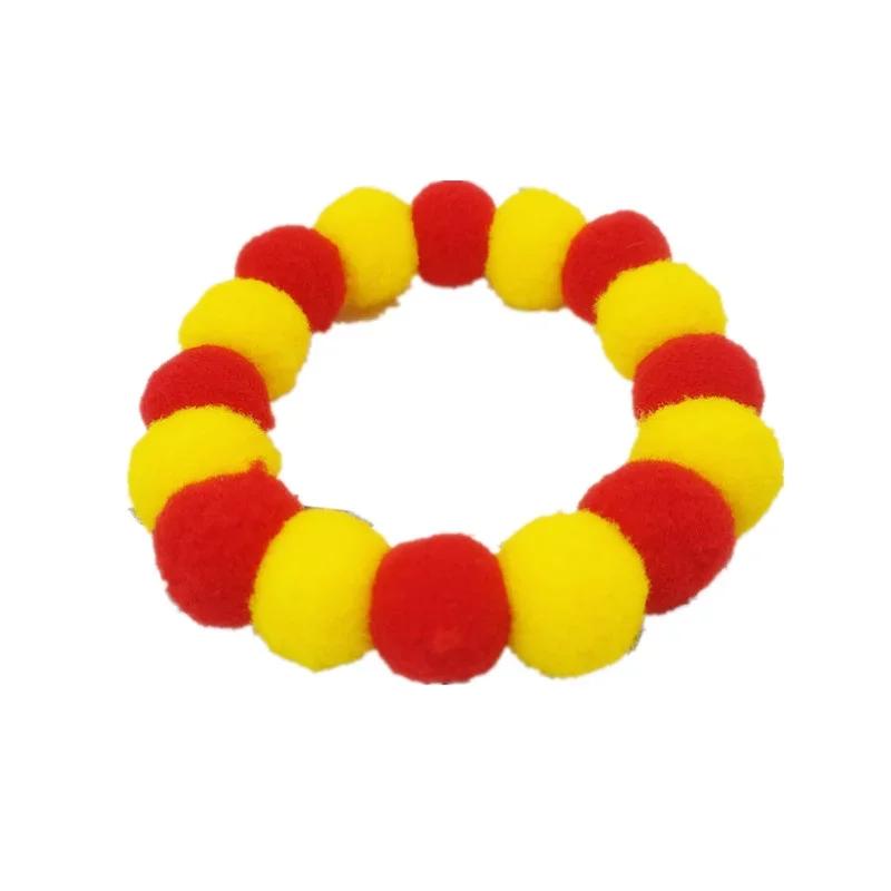 Kleurrijke Pluche Bal Huisdier Halsband Verstelbare Zachte Pompon Nekband voor Kleine Honden Katten Puppy Kitten Accessoires