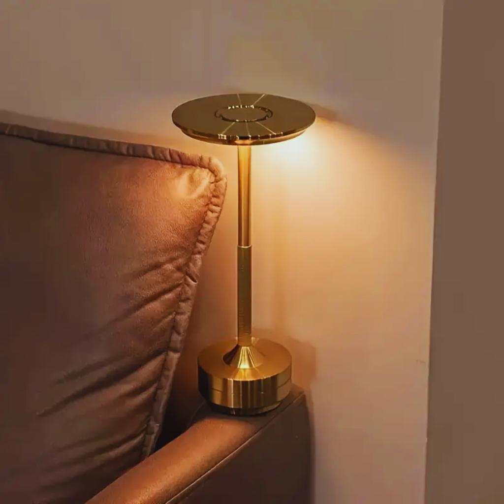 Modern Nordic el Dining Room Light Rechargeable Tricolor LED Table Lamp Study Bedroom Camping Night Light