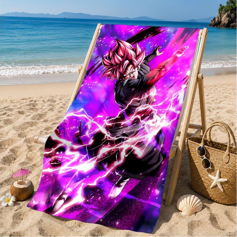 Dragon Anime Artwork Beach Towel, Microfiber Beach Towel, Perfect For Pool, Beach, Travel, Home Decor Beach Party Fan Gifts
